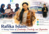 Rafika Islam: A Young Voice of Leadership, Creativity, and Inspiration