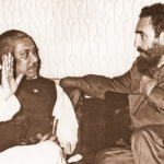 Fidel Castro with Sheikh Mujib